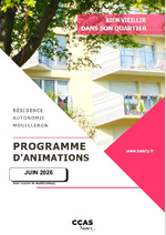 Programme d'activité de la résidence Mouilleron