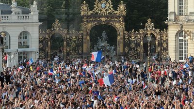 Célébration de la victoire en coupe du Monde de Football (2018)