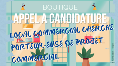 Local commercial cherche porteur-euse de projet commercial 