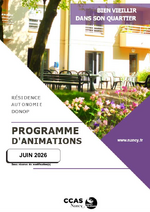 Programme d'activité de la résidence Donop