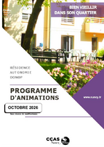 Programme d'activité de la résidence Donop