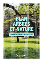 page de garde du livret plan Arbres et Nature à Nancy