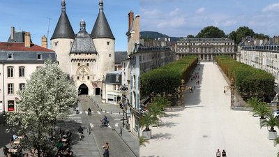 Place de la Carrière et porte de la Craffe