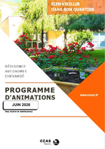 Programme d'activité de la résidence Chevardé