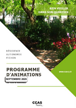 Programme d'activité de la résidence Pichon